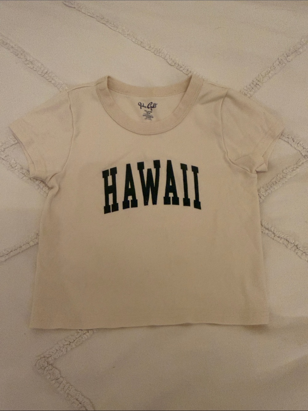 Hawaii Graphic Tee - Cream